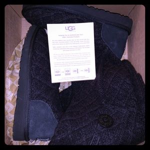 UGG Lattice Cardy Knit Boots - brand new